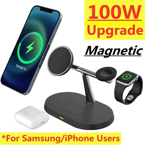 W In Magnetische Draadloze Oplader Stand Voor Samsung S S