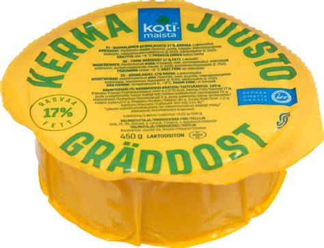 Kotimaista Kermajuusto 17 450 G S Kaupat Ruoan Verkkokauppa