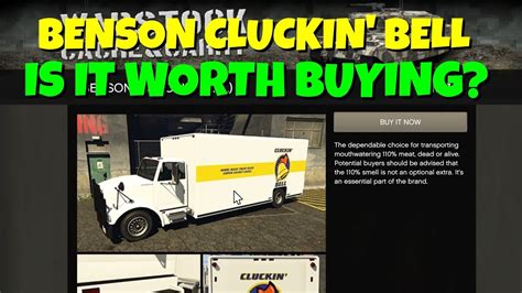 Gta Online Benson Cluckin Bell Worth K Or No Youtube