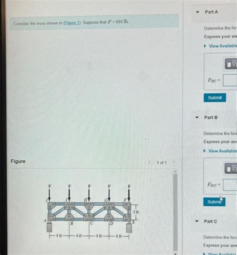 Solved Consider The Truss Shown In Figure 1 Suppose T