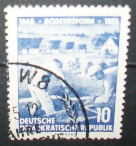 N1461X STAMP GERMAN DEMOCRATIC REPUBLIC DDR 1955 CANCELED Aus EUR 0 15