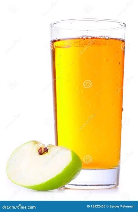 Glass Of Apple Juice Stock Image Image Of Cider Closeup 13822455