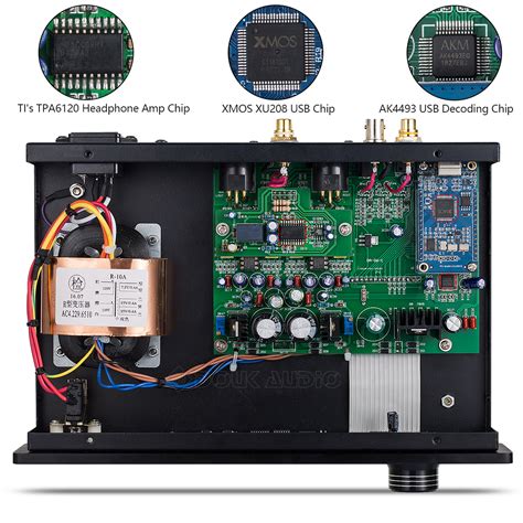 Xmos Xu Usb Dac Ak Audio Decoder Coax Opt Digital To Analog