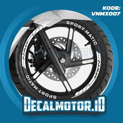 Jual Stiker Velg Nmax Yamaha Custom Racing Lis Velg Yamaha Nmax Sticker