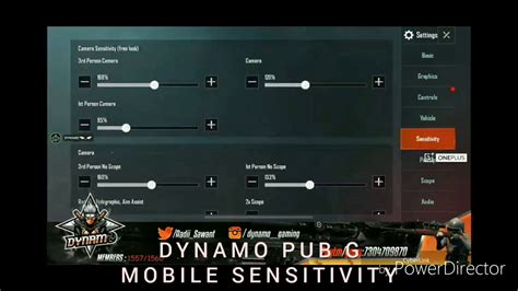 Dynamo Pub G Mobile Sensitivity Youtube