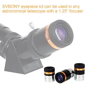 Svbony Telescope Eyepieces Mm Mm Mm Degree Wide Angle Aspheric