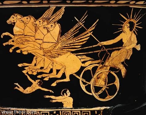 Helios Ancient Greek Art Greek Art Greek And Roman Mythology