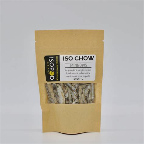 Iso Chow Freeze Dried Minnows Isopod Food Isopod Depot