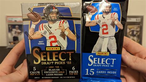 Panini Select Draft Picks Football Retail Box Opening One Blaster