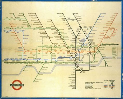 London Tube Map History