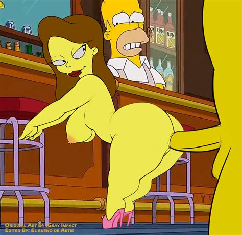 Post 2759836 Gray Impact Homer Simpson Maya The Simpsons Edit El Bueno De Artie