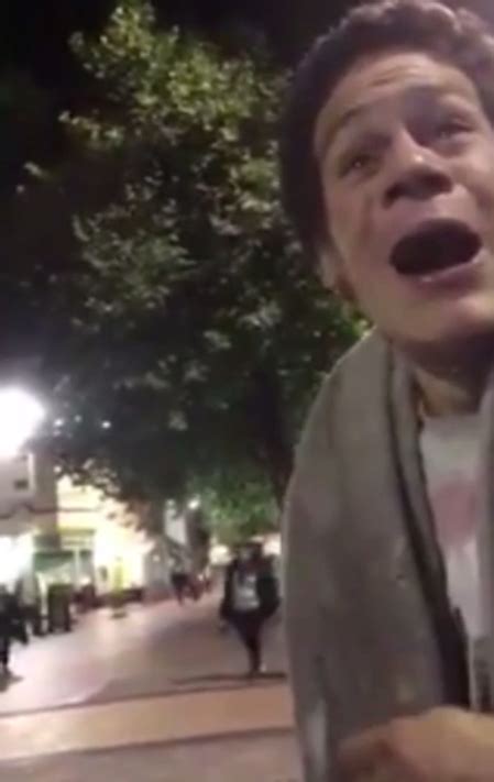 Homeless Man S Desperate Tears In Heartbreaking Vid Filmed Just Before