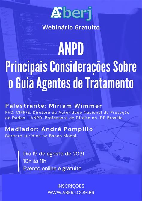 Anpd Principais Considera Es Sobre O Guia Agentes De Tratamento