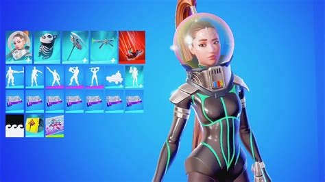 Spacefarer Ariana Grande Skin Bundle Showcase In Fortnite Youtube