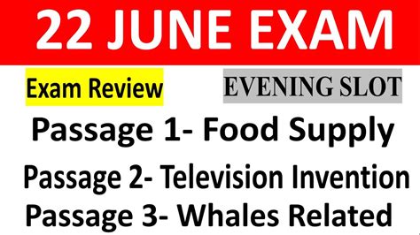 June Ielts Exam Evening Slot Answers And Review June Exam