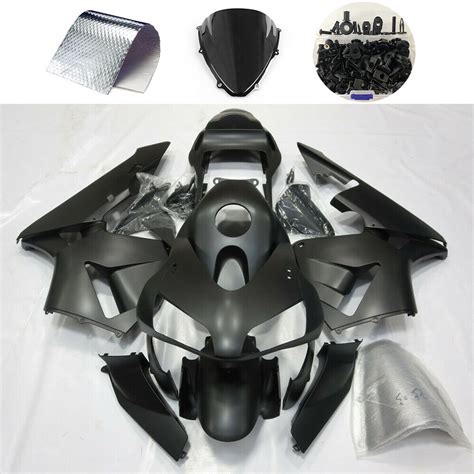 Matte Black Fairing Kit For Honda CBR 600RR 2003 2004 Injection