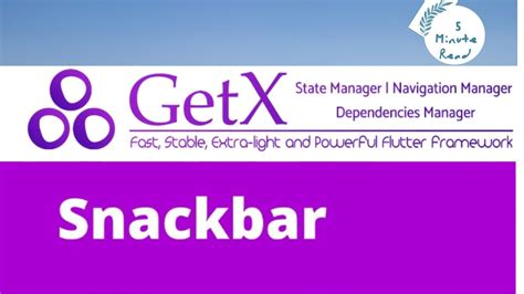 Flutter GetX Tutorial Showing Snackbar Using GetX Library YouTube