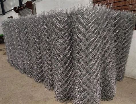 Iron Galvanized Mm Gi Chain Link Mesh Fencing At Rs Kg In Barnala