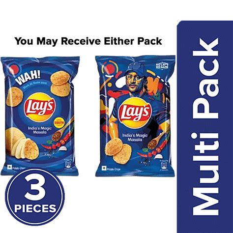 Buy Lay S Potato Chips India S Masala Magic Party Pack Online At