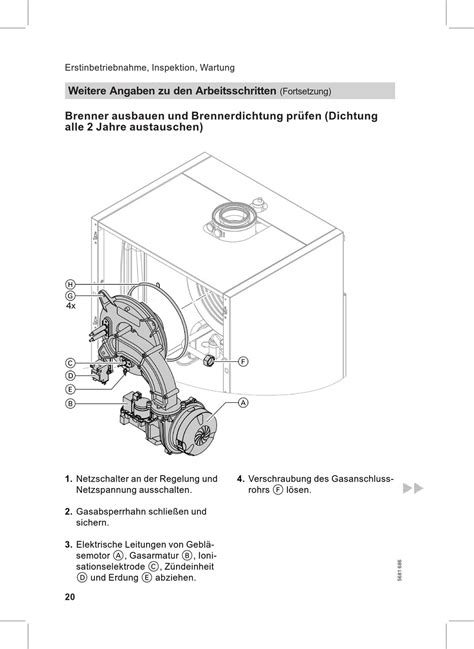 Brenner Ausbauen Und Brennerdichtung Prüfen Dichtung Alle 2 Jahre