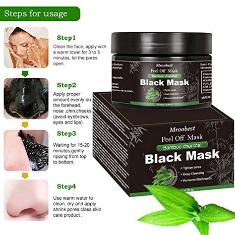 Peel Off Face Mask Charcoal Peel Off Black Mask Deep Cleansing Facial Mask Facial Purifying