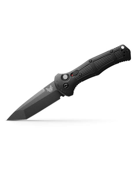 Benchmade Claymore Tanto Automatic Black Black 9071BK Mr KnifeGuy