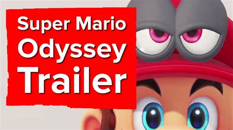 Super Mario Odyssey Trailer Nintendo Switch Youtube