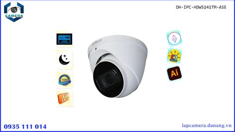 Camera IP Dahua trong nhà cố định DH IPC HDW5241TM ASE