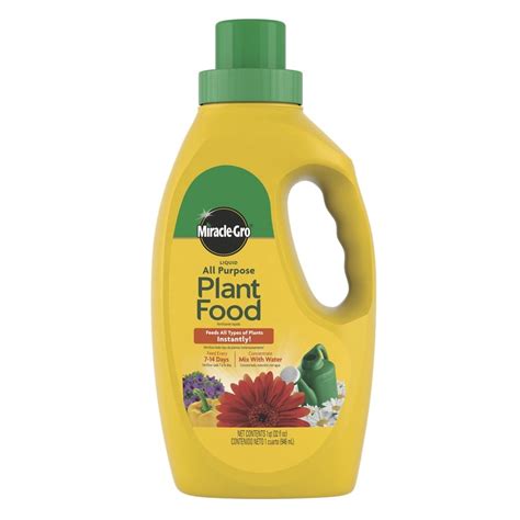 Shop Miracle Gro Liquid Plant Food 1 Quart All Purpose Food At