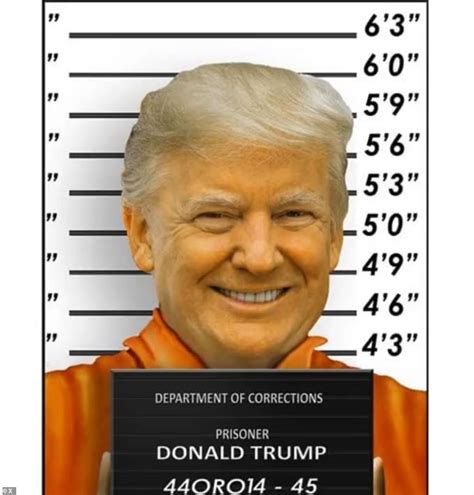 Donald Trump S Mugshot Sends Social Media Into A Frenzy Daily Mail Online