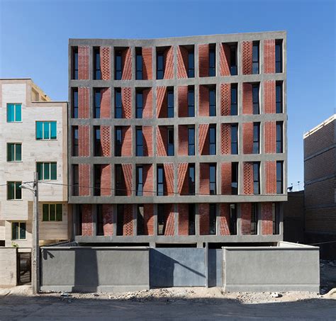 Caat Studio Uses Bricks To Diversify Low Cost Apartment Complex In Iran