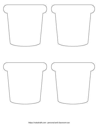 Free Printable Flower Pot Templates For Adorable Mother S Day Crafts