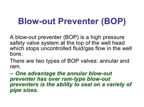 Blow Out Preventer Bop