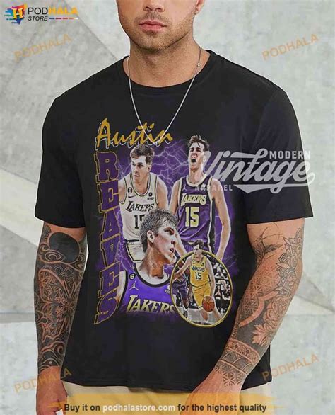 Austin Reaves Unisex Shirt Classic 90s Basketball Tshirt Podhalastore