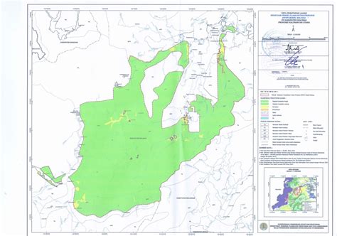 Peta Tutupan Lahan Kph Malinau