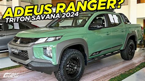 NOVA MITSUBISHI L200 TRITON SAVANA 2024 PICAPE RAIZ PREPARADA E