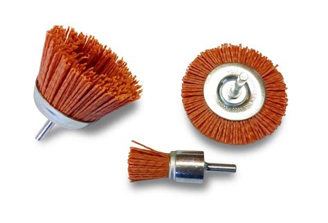 Lot Brosses Sur Tige Mm Coupe Mm Circulaire Mm