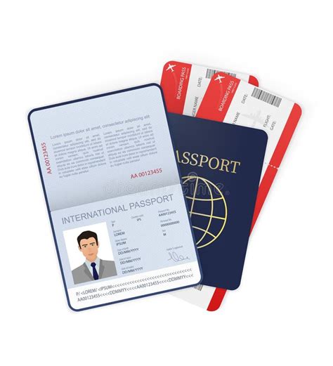 Giving Passport Tickets Stock Illustrations 11 Giving Passport Tickets Stock Illustrations