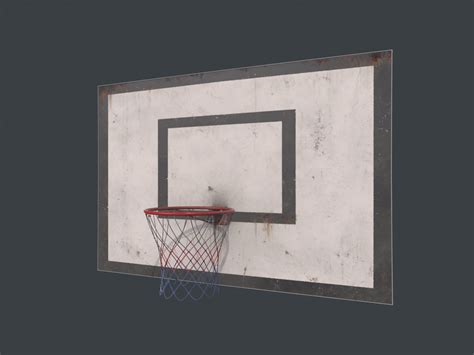 Basketball Hoop 3D Model (Free) // RenderCrate