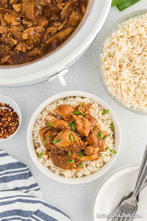 Crock Pot Bourbon Chicken Recipe Slow Cooker Bourbon Chicken