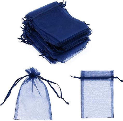 Amazon Sumdirect Blue Sheer Organza Bags Pcs X Inches