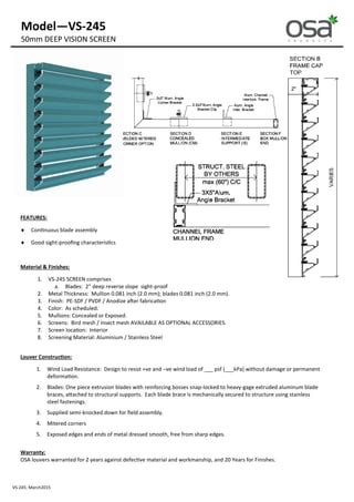 Vs Data Sheet Pdf