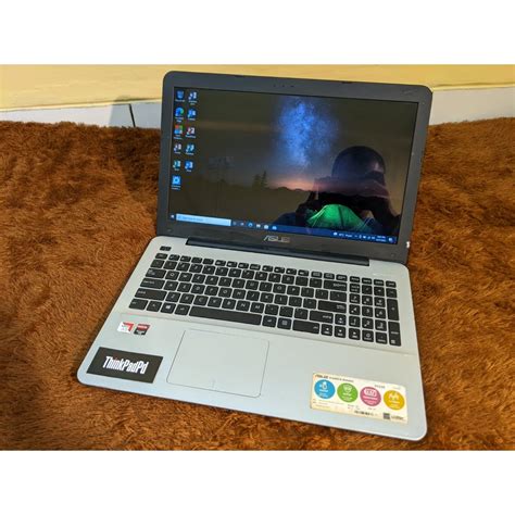 Jual Laptop Gaming Desain Asus X Bp Amd A Dual Vga Radeon Mulus