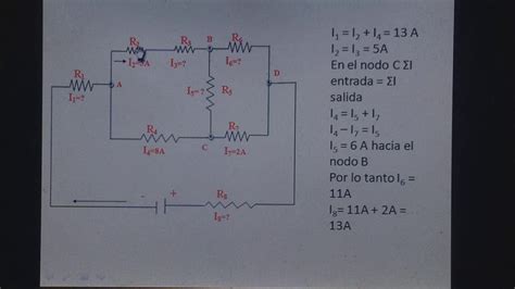 Primera Ley De Kirchhoff Youtube