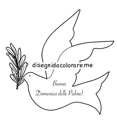 Colombe Da Colorare Per Le Palme