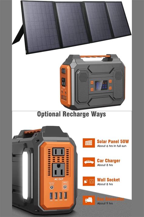 Jackery Solar Generator Wh Power Station With Solarsaga W