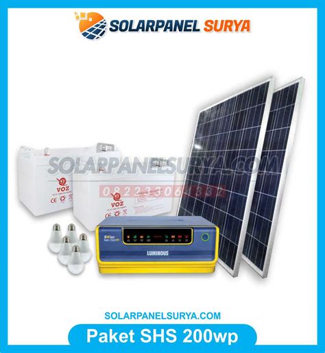 Jual Paket Solar Home System Wp Shs Tenaga Surya Watt