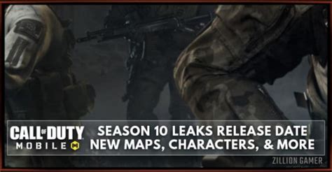 Cod Mobile Season 10 Leaks Cod Mobile Season 10 New Maps Season 10