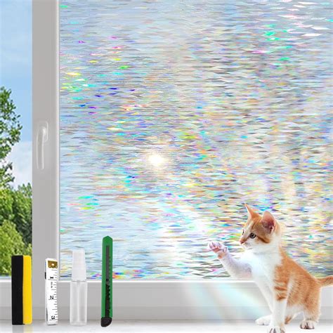 Decorative Stained Glass Window Film, Privacy Film for Glass Windows