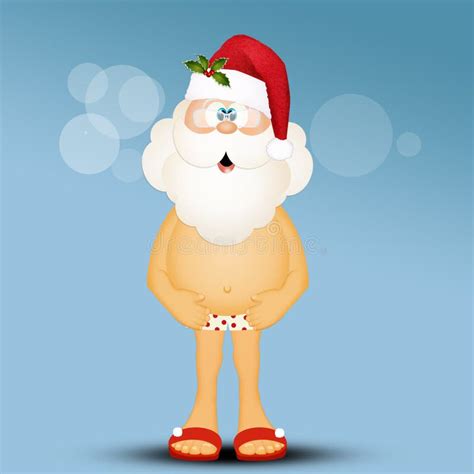 Naked Santa Claus Stock Illustrations Naked Santa Claus Stock